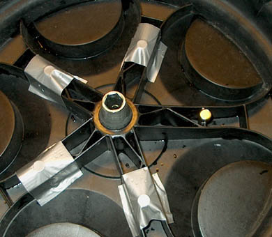 Spoke-magnets measure the wheel-movement