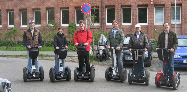 Gruppenfoto 1. Lübecker Segway Treffen